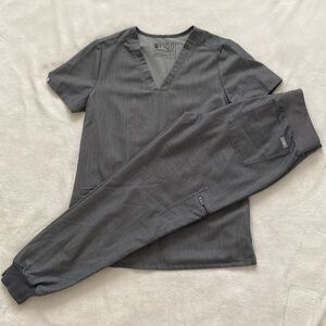 Figs Scrubs XS Top & S bottoms
